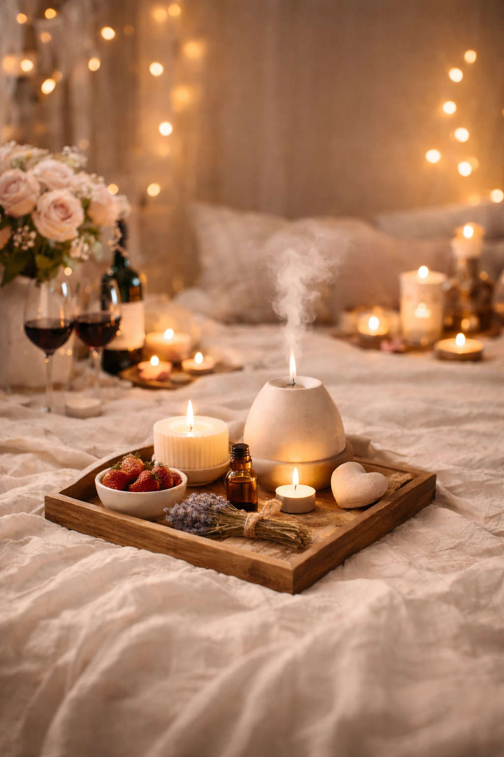 Ideas para crear un ambiente romántico en casa: calma, aromas y pequeños rituales