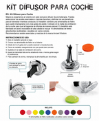 Difusor de Aromaterapia para Coche Árbol de la Vida de Acero Inoxidable