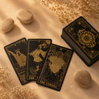 Tarot Dorado de 78 Cartas con Libro Guía y Caja de Regalo Premium