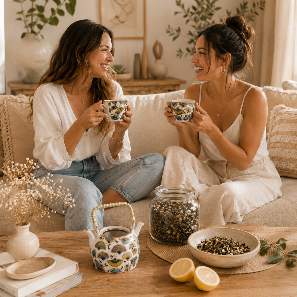 1kg Té Verde Ecológico con Limón y Jengibre | Sencha Orgánico Premium