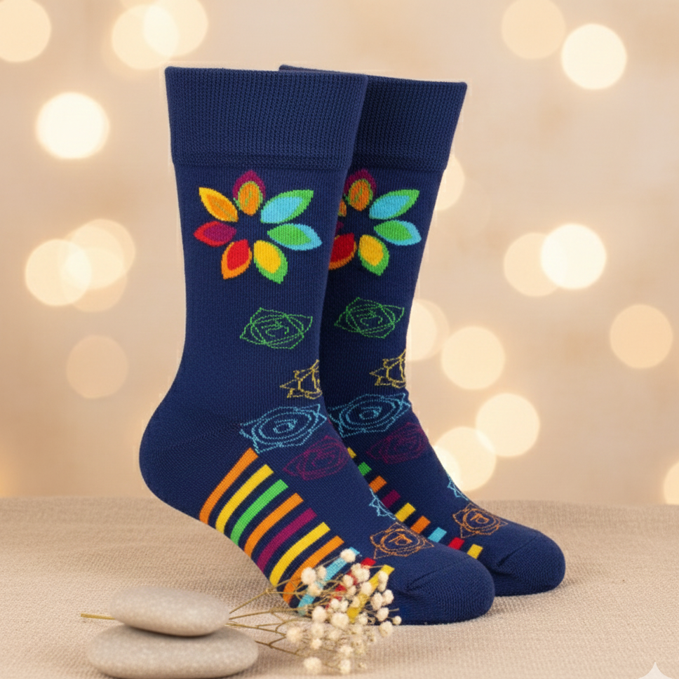Calcetines de Bambú Rainbow Chakra S/M