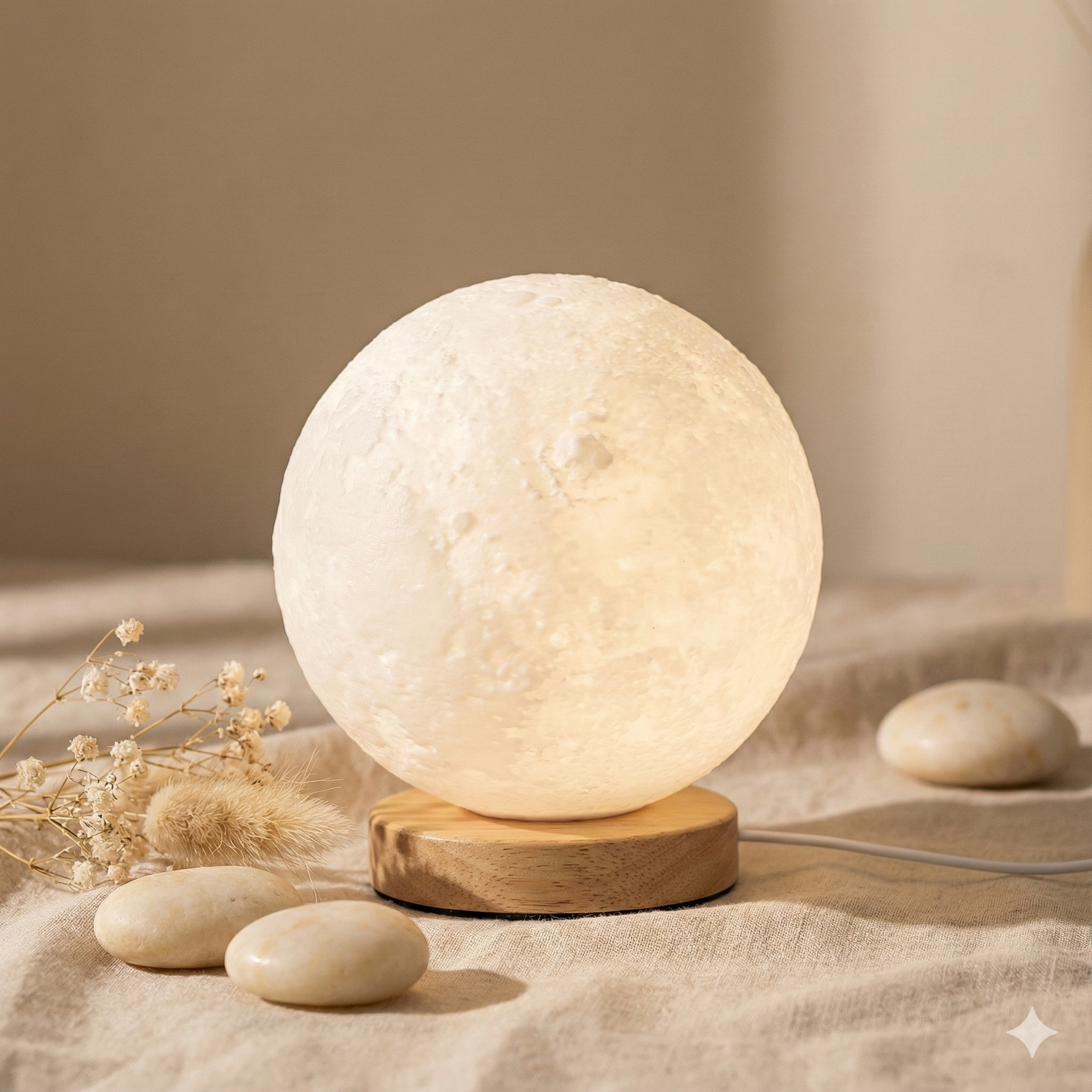 Lámpara de Nueva Ola - USB - 3 ajustes - Luna