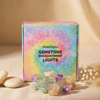 Luces de encantamiento de piedras preciosas - Rocas mixtas