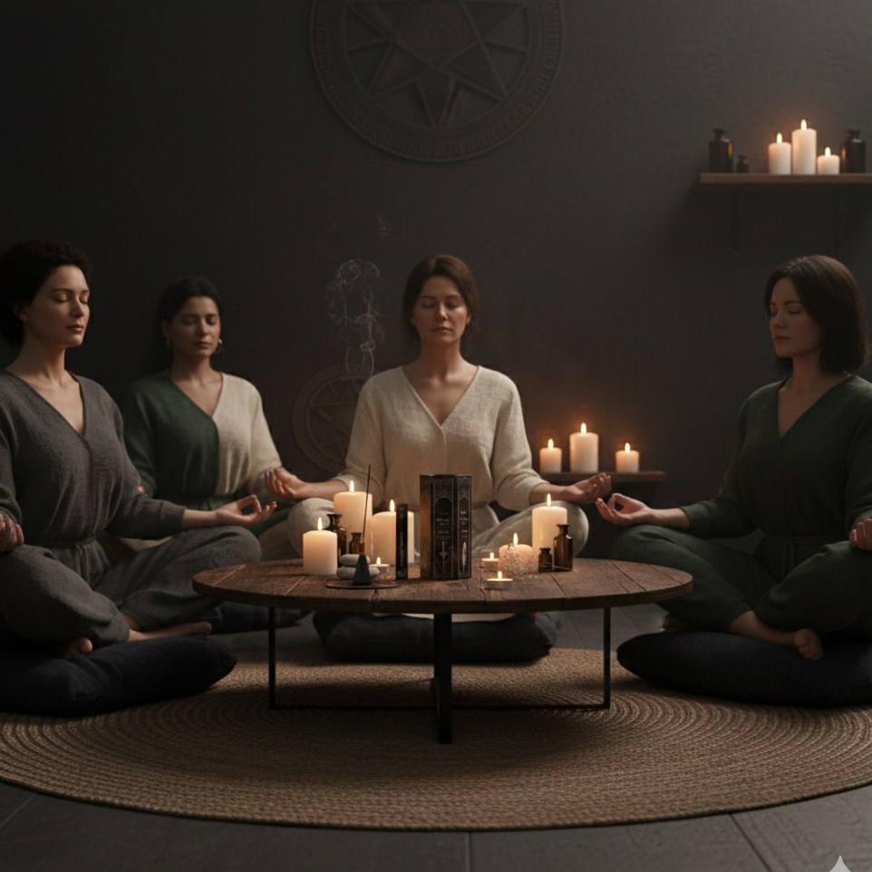 Set ritual de inciensos esotéricos con péndulos de gemas – 5 aromas para conexión y propósito