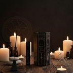 Set ritual de inciensos esotéricos con péndulos de gemas – 5 aromas para conexión y propósito