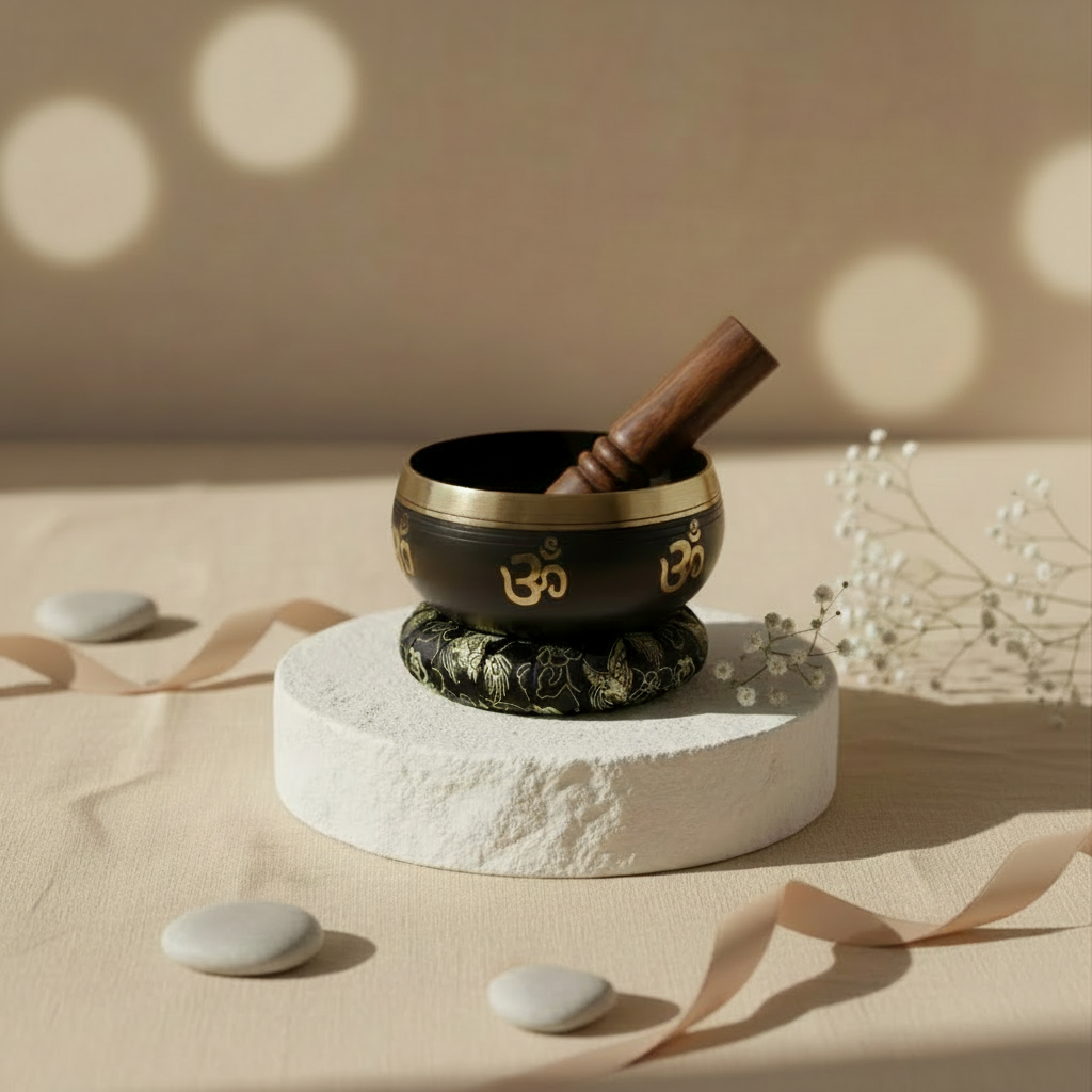 Juego de cuencos tibetanos Yoga Om