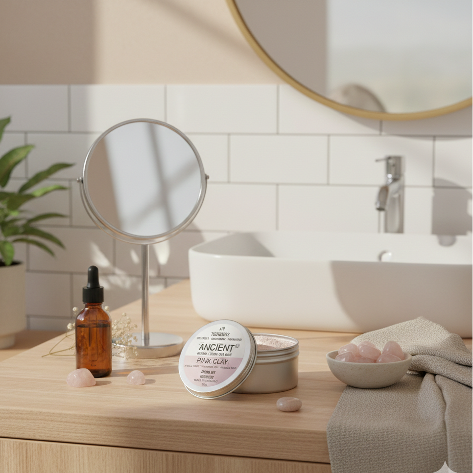 Mascarilla de Arcilla Rosa 50 g – Detox suave para piel seca y sensible