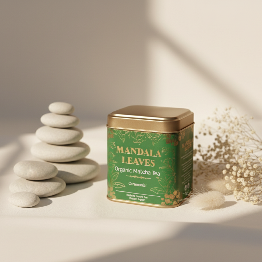 Té matcha ceremonial orgánico en lata 50 g