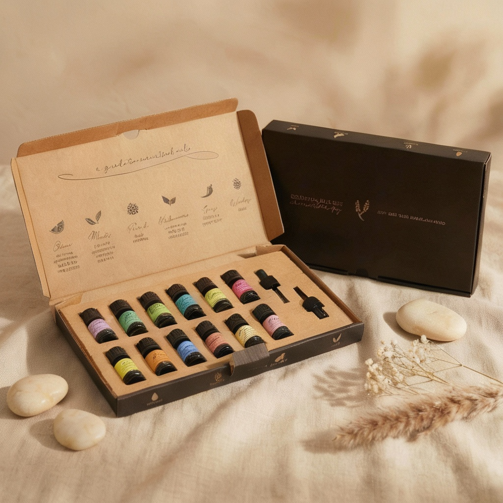 Aromatherapy Essential Oil Set - The Top 12