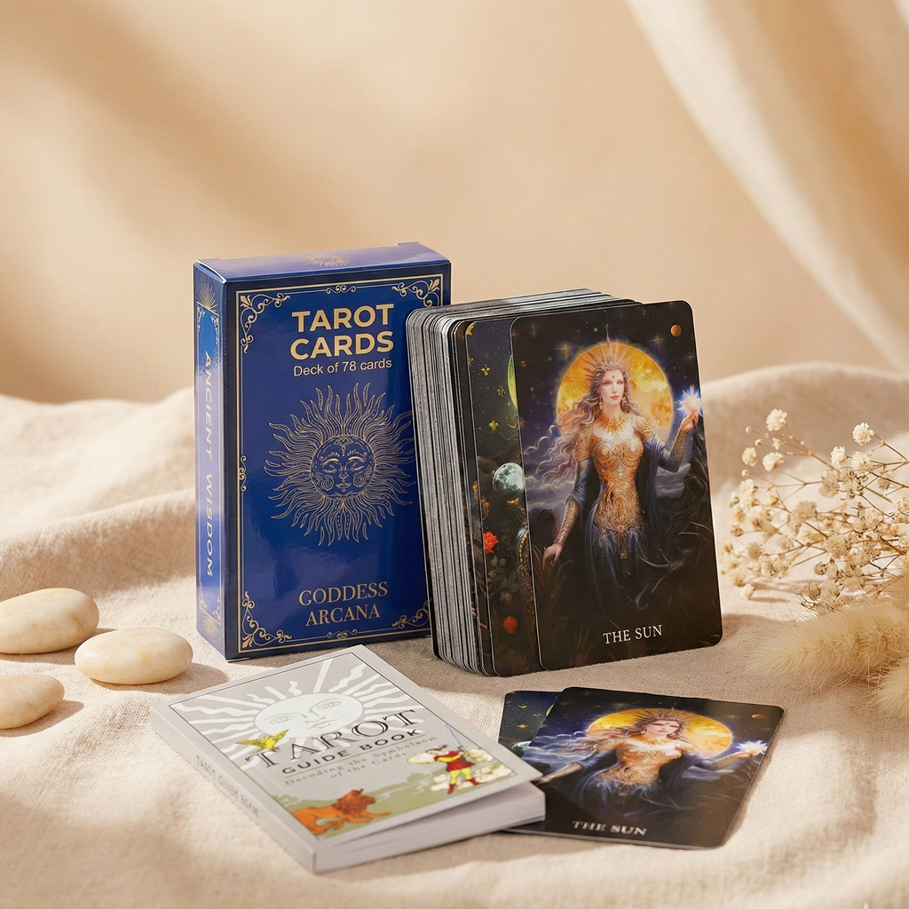 Cartas del Tarot con Libro Guía - Arcanos de la Diosa