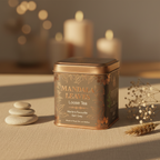 Té Earl Grey favorito de Merlín en lata 50 g con bergamota y flores de malva