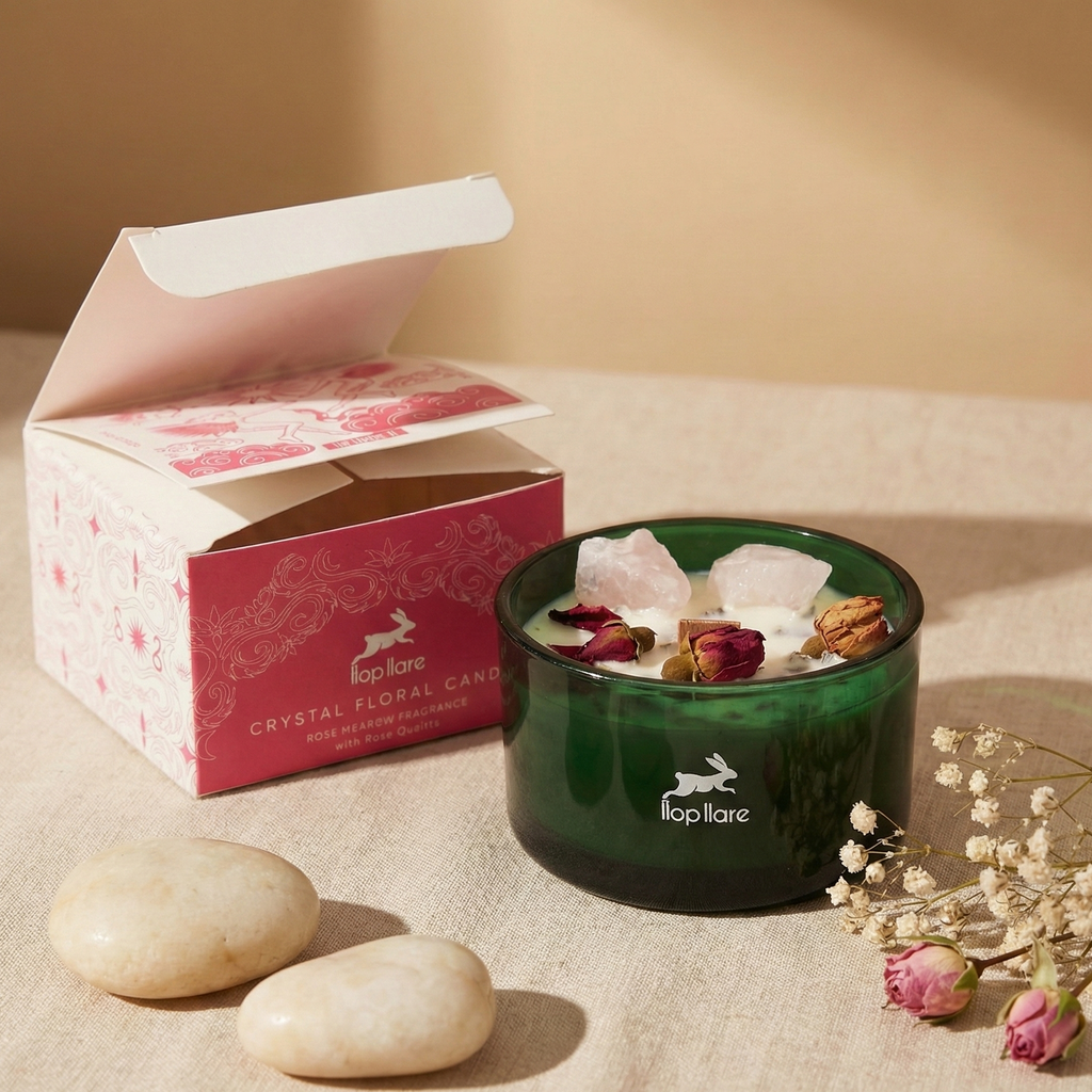 Vela Flor Mágica de Cristal Hop Hare - Los Amantes