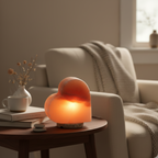 Lámpara de sal del Himalaya en forma de corazón para regalo y bienestar en casa