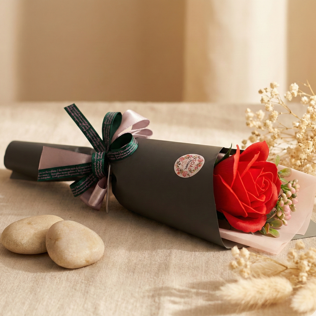 Flor de Jabón - Ramo de rosas