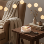 Cuenco corazón de selenita 10 cm para cristales y rituales de amor propio