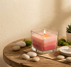 Vela aromática Rainbow Jar flor de cactus multicolor 170 g