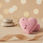 Bomba de baño corazón Ylang & Rose 70 g regalo romántico y autocuidado
