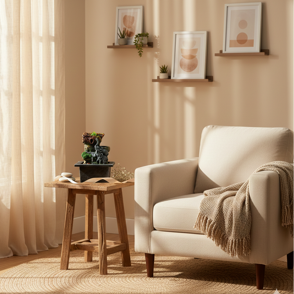 Fuente de Agua Feng Shui "Elefantes Enamorados"