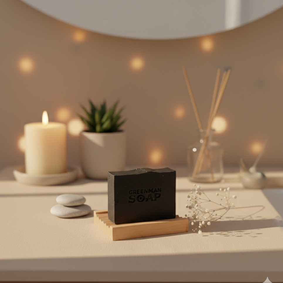 Jabón natural Greenman para hombre 100g sin SLS ni parabenos