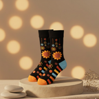 Calcetines de bambú Hop Hare Flores de Mandala talla S/M