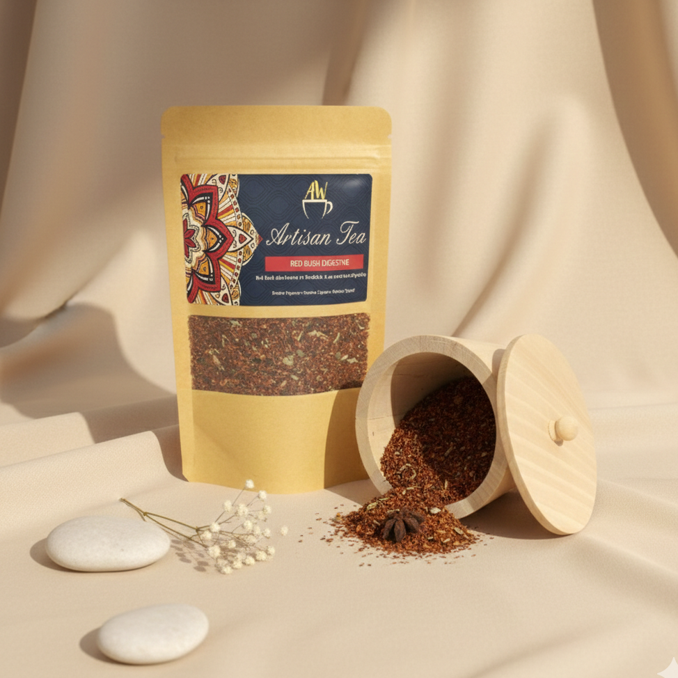 Té Rooibos Digestivo Red Bush – Menta & Anís Estrellado 50 g