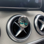 Difusor de Aromaterapia para Coche Árbol de la Vida de Acero Inoxidable