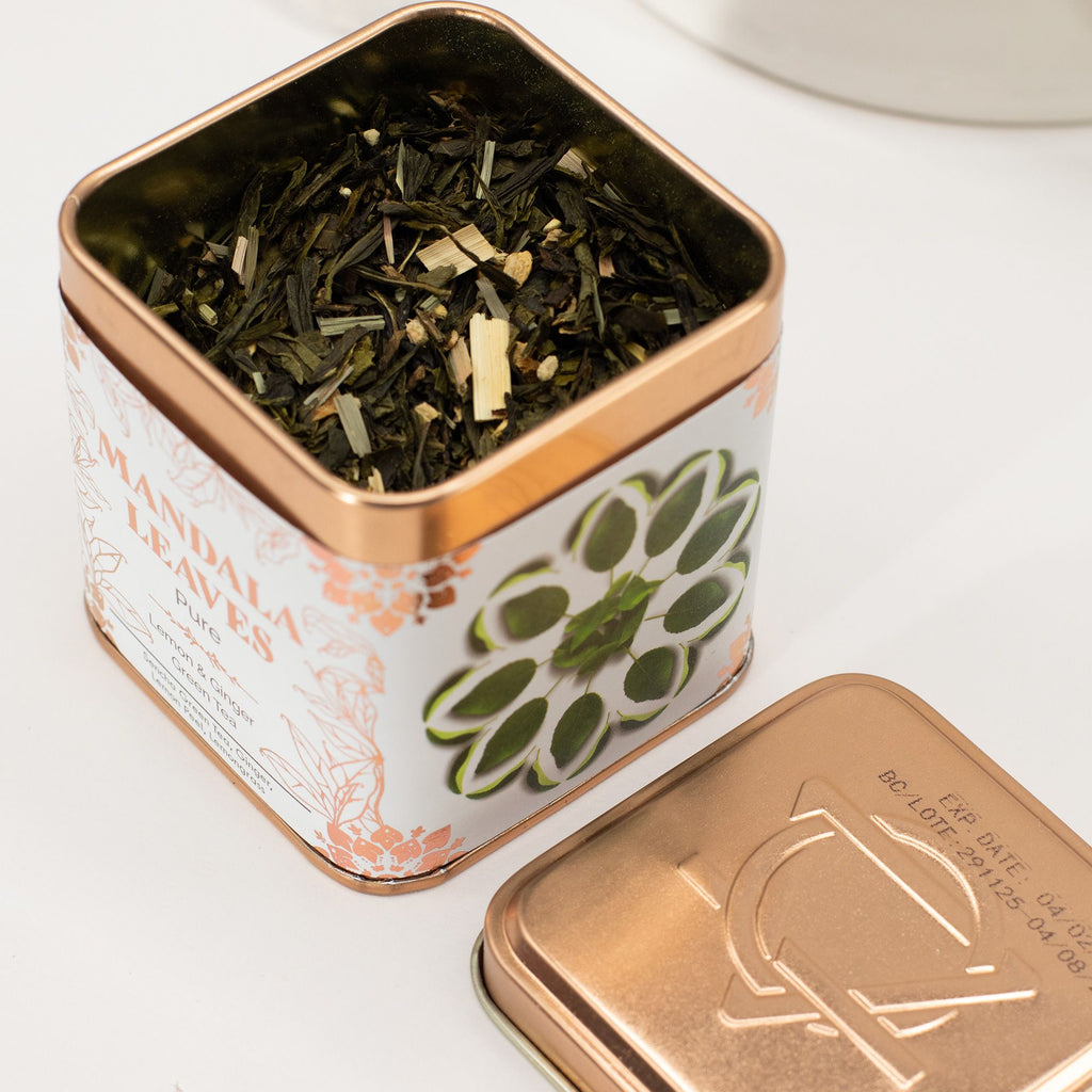 Té Verde Eco Limón y Jengibre Mandala Leaves 50 g