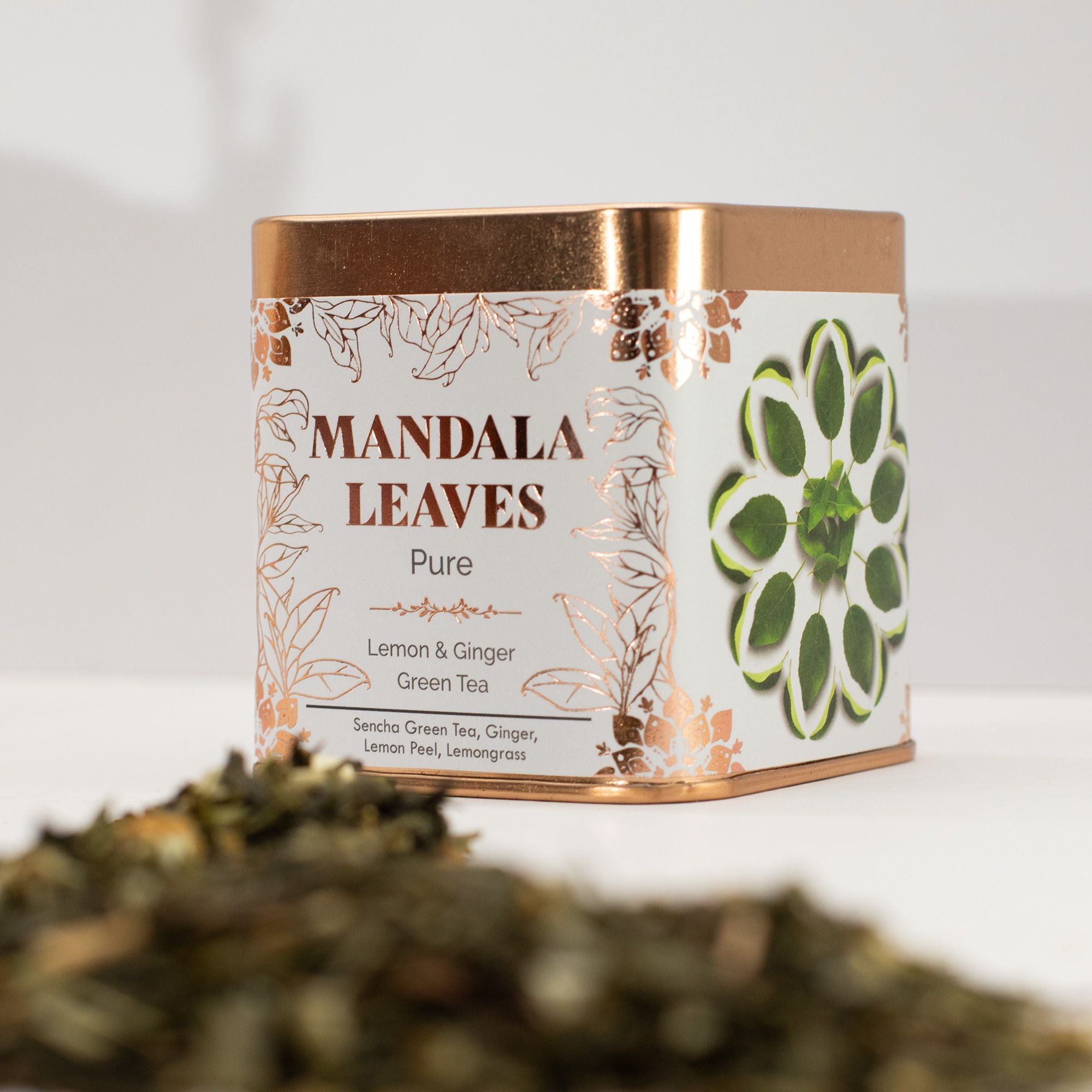 Té Verde Eco Limón y Jengibre Mandala Leaves 50 g
