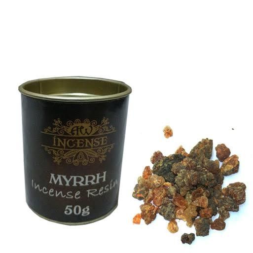 Resina de Mirra 50 g para Sahumerios | Limpieza Energética y Rituales Sagrados