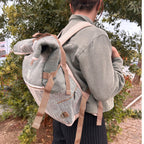 Mochila de Cáñamo para Viajes Color Salvia