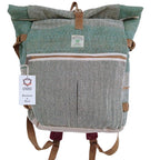 Mochila de Cáñamo para Viajes Color Salvia
