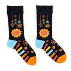 Calcetines de bambú Hop Hare Flores de Mandala talla S/M