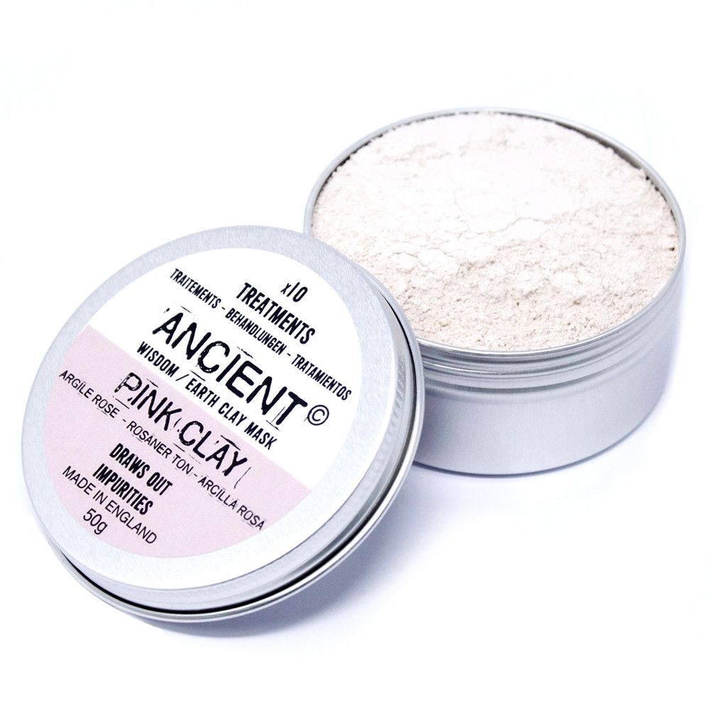 Mascarilla de Arcilla Rosa 50 g – Detox suave para piel seca y sensible