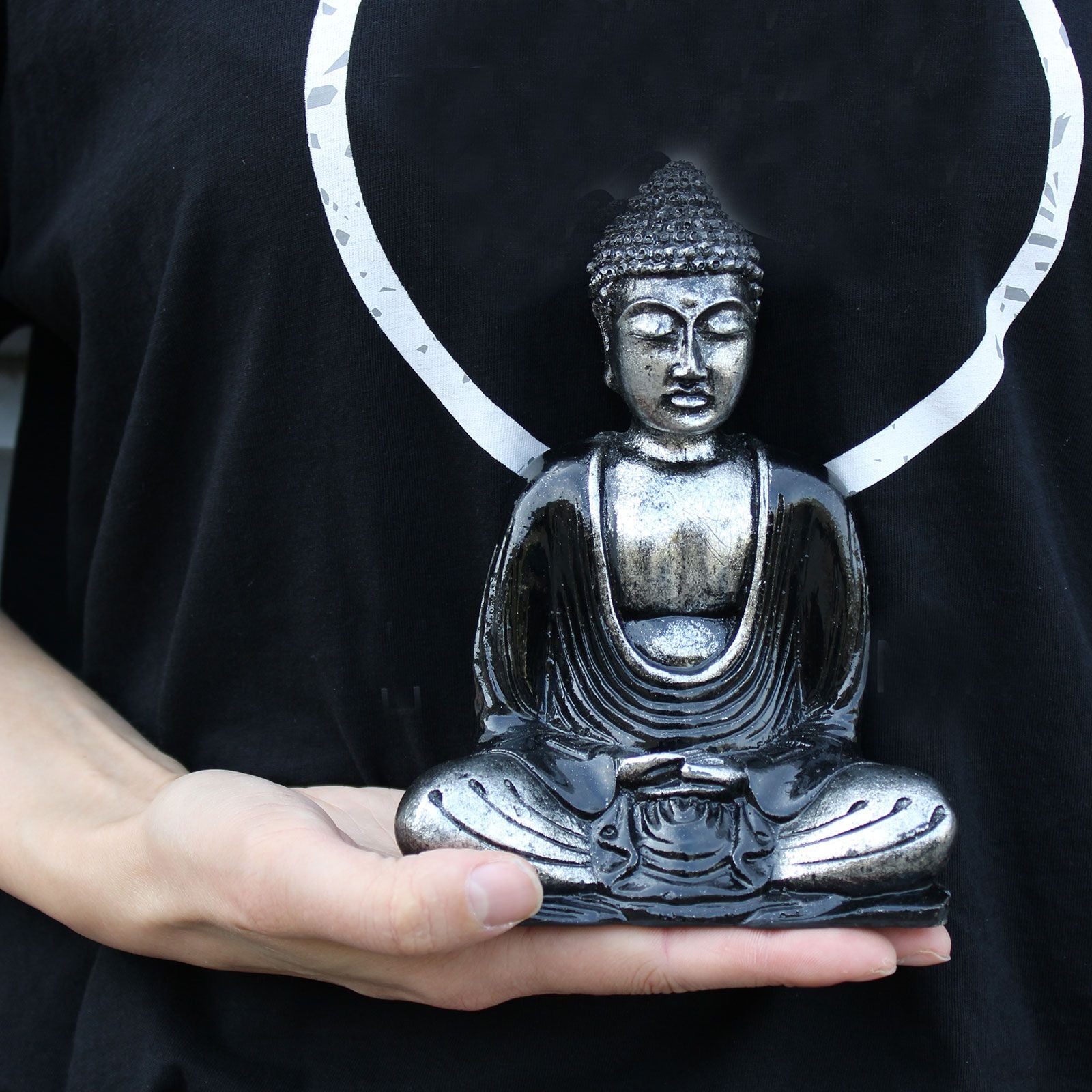 Buddha Gris y Negro