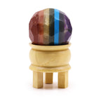 Bola Curativa de Piedras Preciosas y soporte - Siete chakras