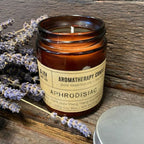 Vela de soja para aromaterapia afrodisíaca Ylang Ylang y Pachuli 200 g