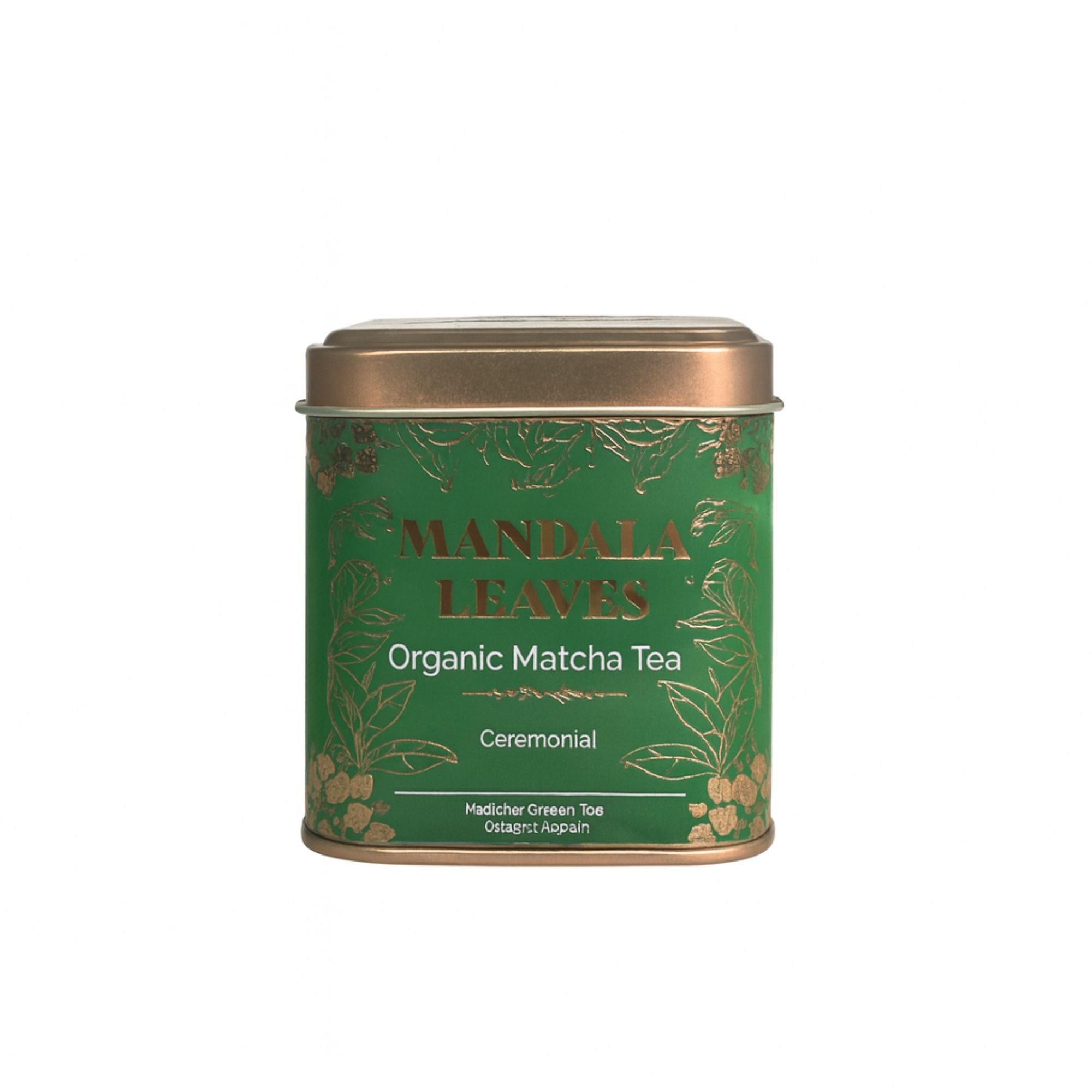 Té matcha ceremonial orgánico en lata 50 g