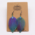 Pendientes - Hoja de valor - Multicolor