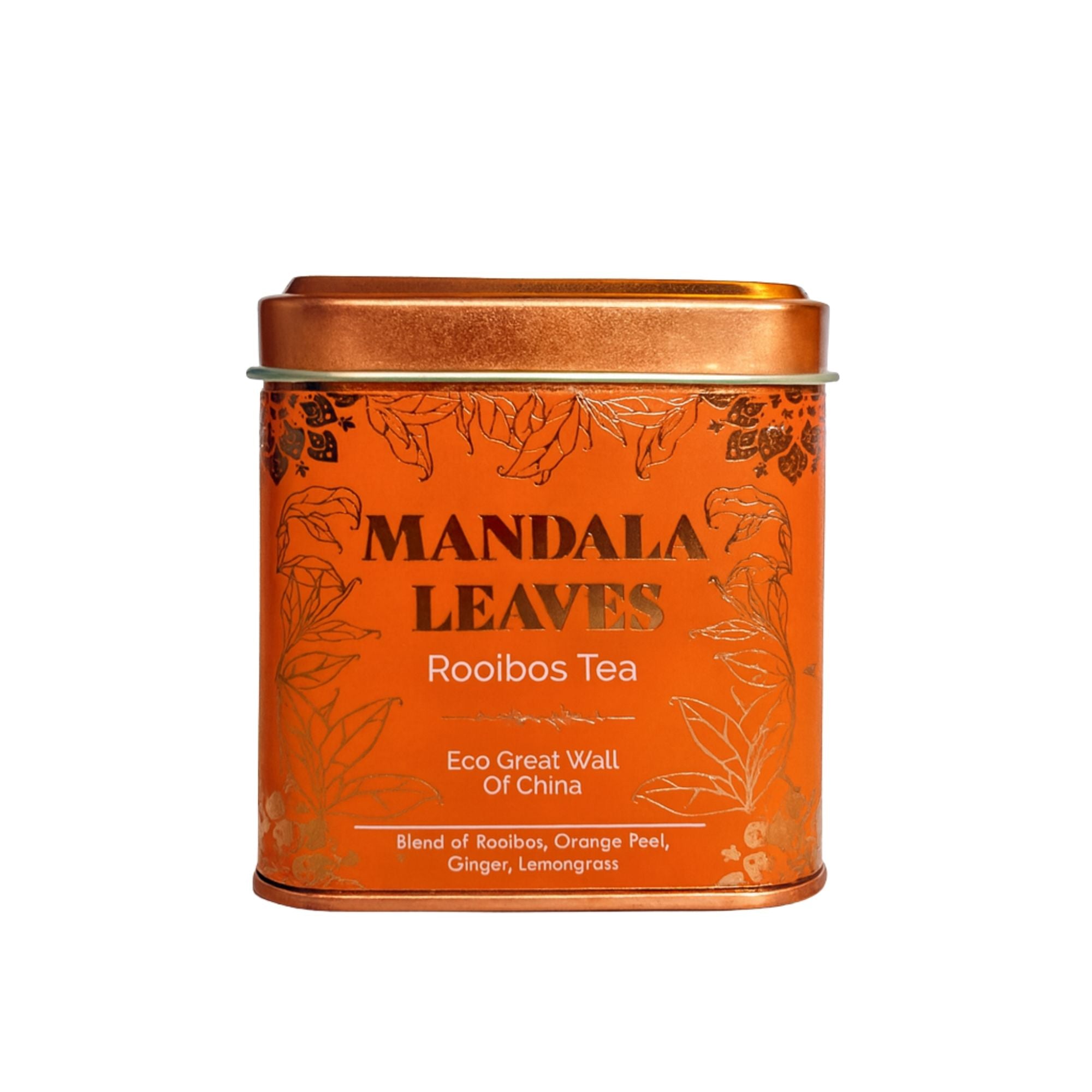 Rooibos ecológico Gran Muralla China 50 g con naranja jengibre y hierba de limón